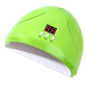 Phototherapy machine for baking nail polish glue (Color: Green)