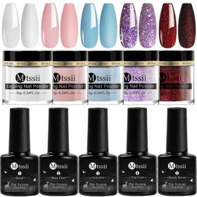 Mtssii 10g Dipping Nail Powder Set Matte Nail Glitter Dippin (Option: NZH12473)